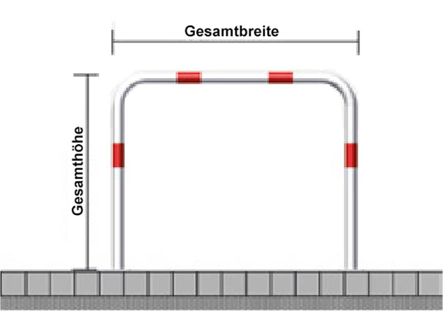 Rohrbügel Anlehnparker