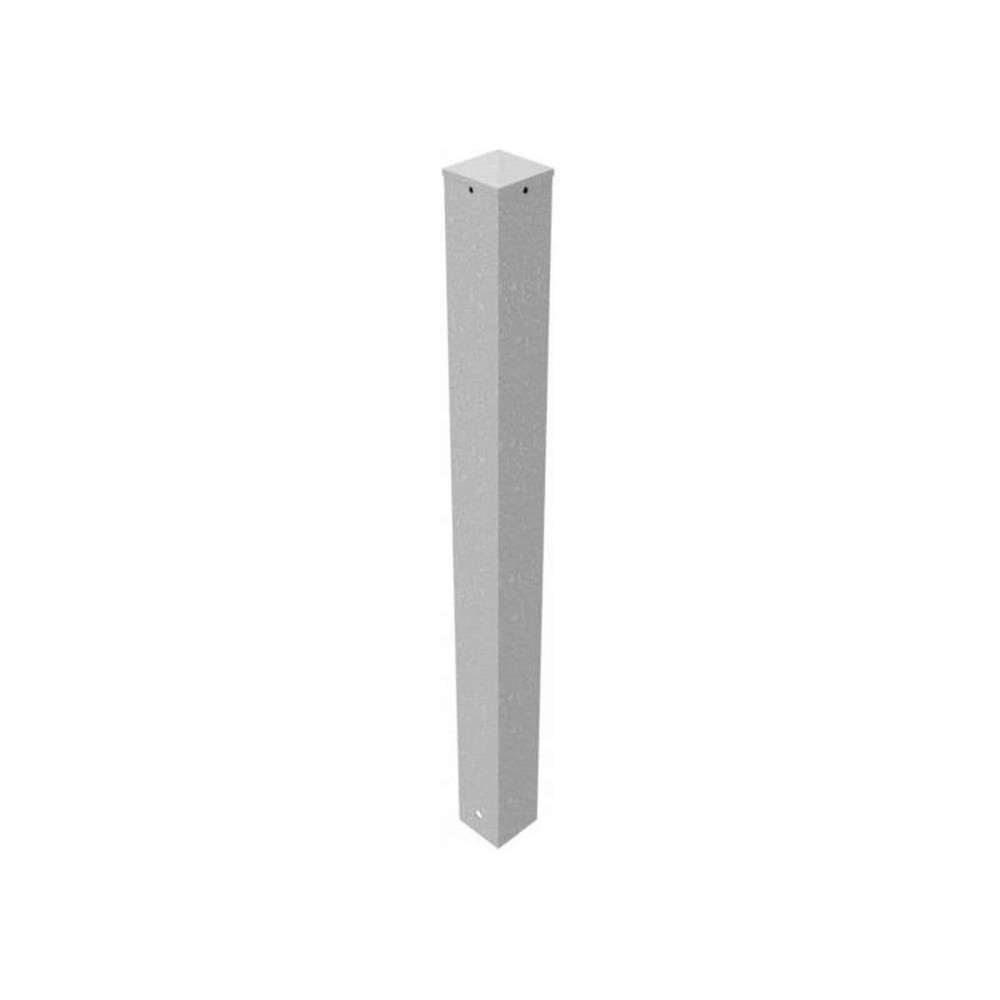Absperrpfosten 100 x 100 mm Stahlrohr feuerverzinkt zum einbetonieren