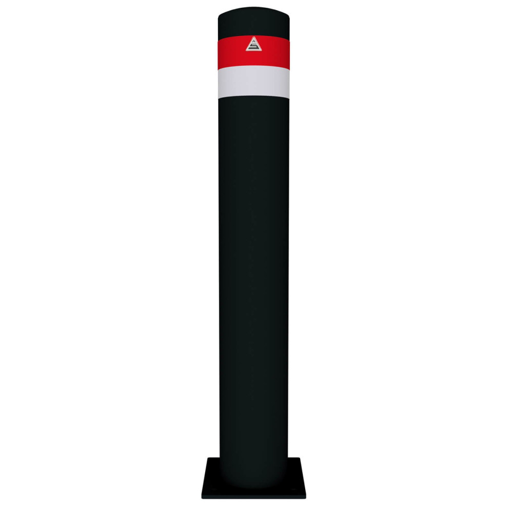 Absperrpfosten Black - Line Ø 152 mm, ortsfest, für Dübelbefestigung