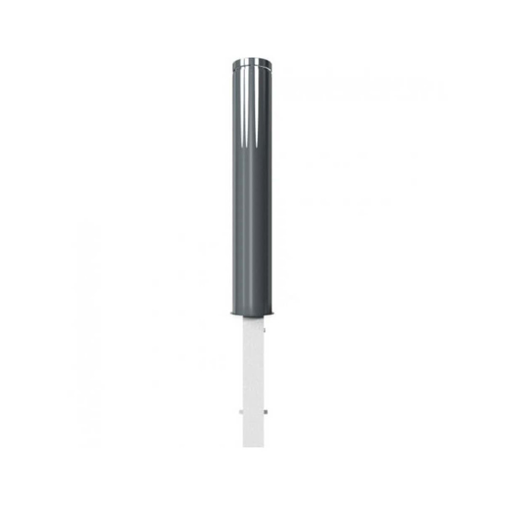 Stilpoller Ø 152 mm Serie 40155 mit Alukopf und Ziernut herausnehmbar mit Dreikantverschluss