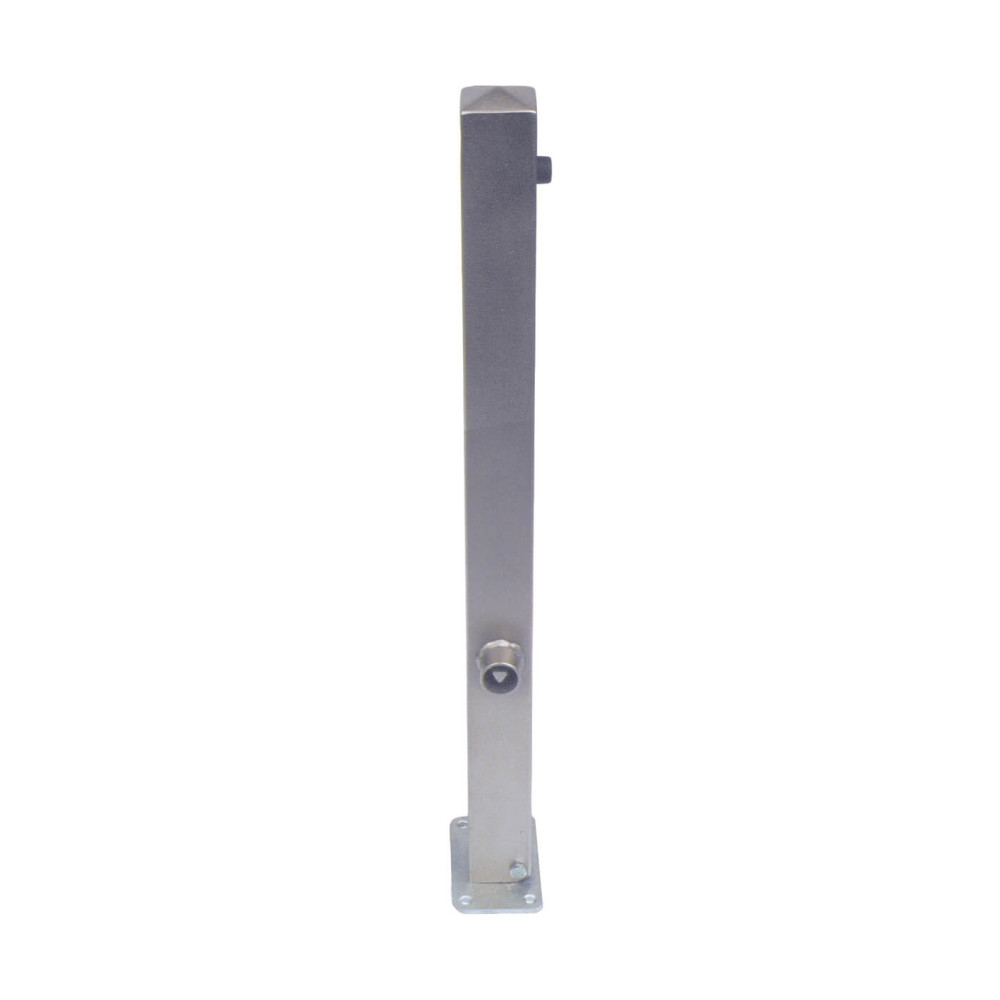 Edelstahlpfosten 70 x 70 mm – Edelstahlpfosten 70 x 70 mm, ortsfest, zum einbetonieren