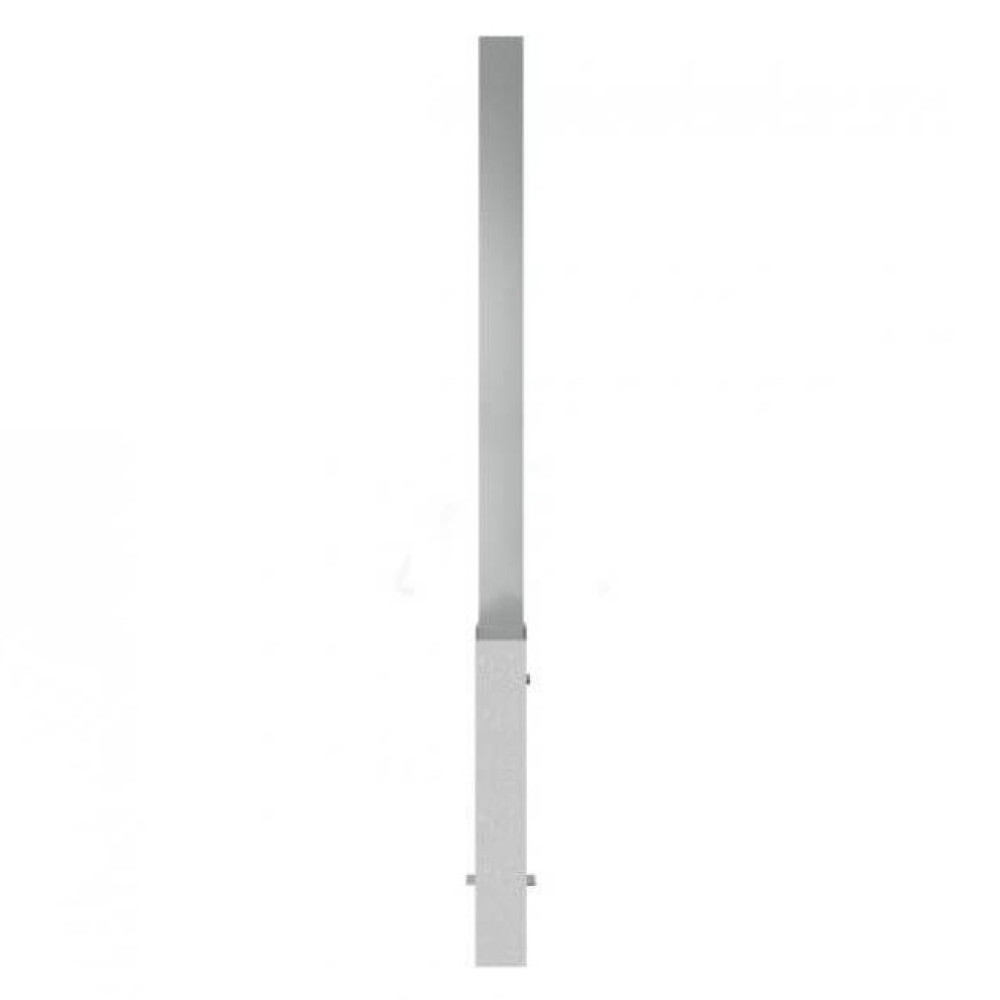 Edelstahlpfosten 70 x 70 mm + 1 Öse herausnehmbar mit Dreikantverschluss