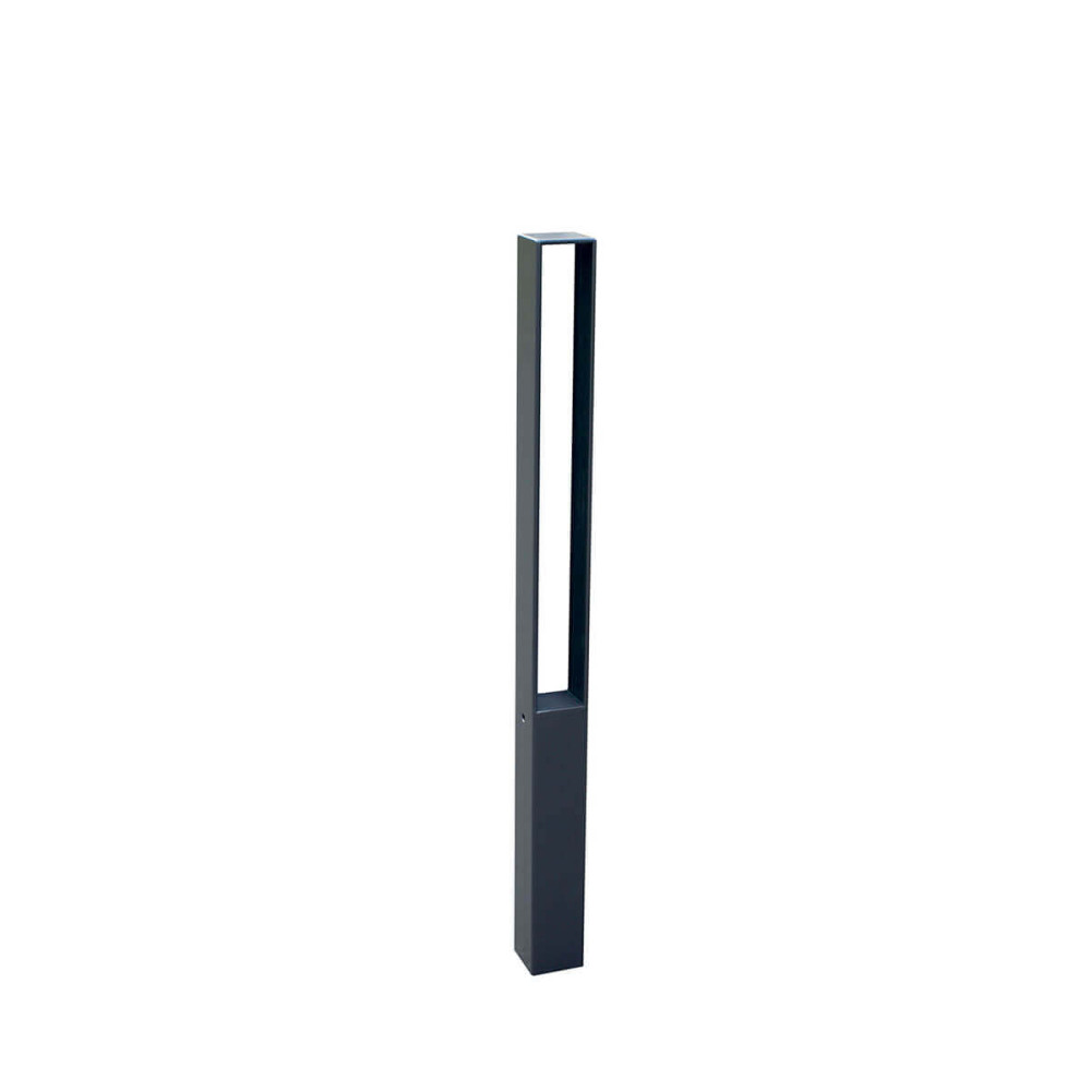 Stilpoller 70 x 70 mm Serie 40731 Flachstahl ortsfest zum einbetonieren