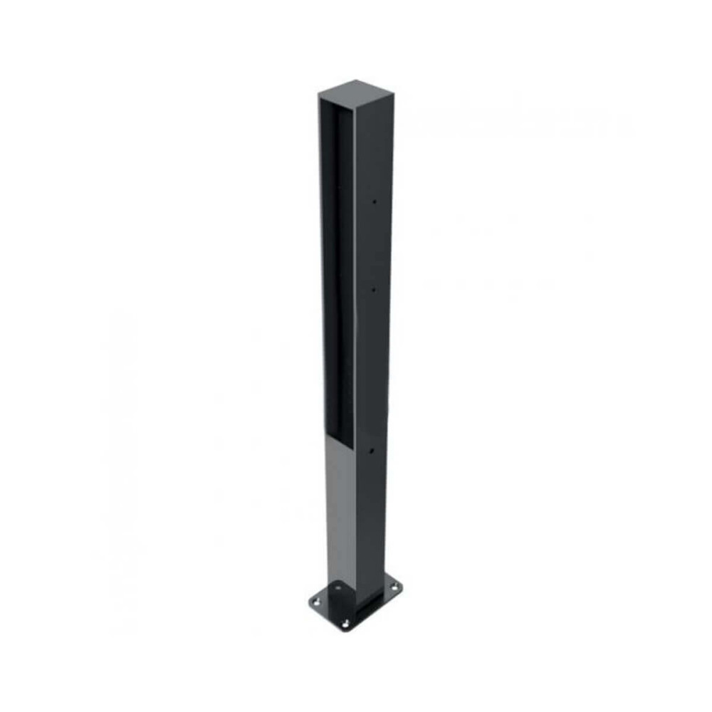 Stilpoller 70 x 70 mm Serie 4073 Flachstahl ortsfest für Dübelbefestigung