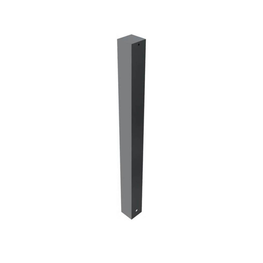 Stilpoller 100 x 100 mm Serie 4075 mit Flachkopf ortsfest zum einbetonieren