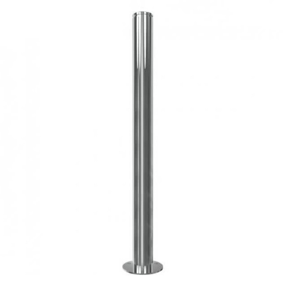 Edelstahlpfosten Ø 76 mm, mit Ziernut