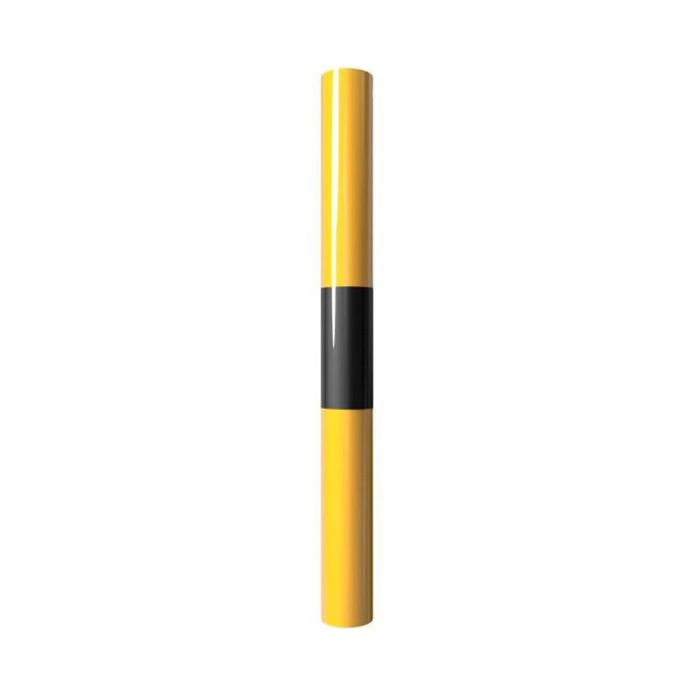 Querholm Ø 48 mm Stahlrohr gelb / schwarz Länge 500 mm