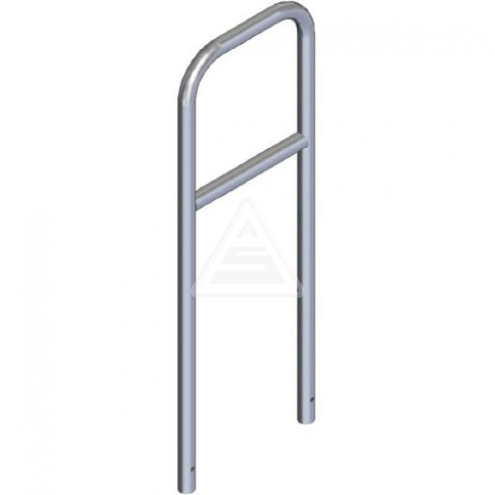Rohrbügel aus Stahlrohr Ø 48 mm mit Querholm zum Einbetonieren-1400 mm x 500 mm-feuerverzinkt