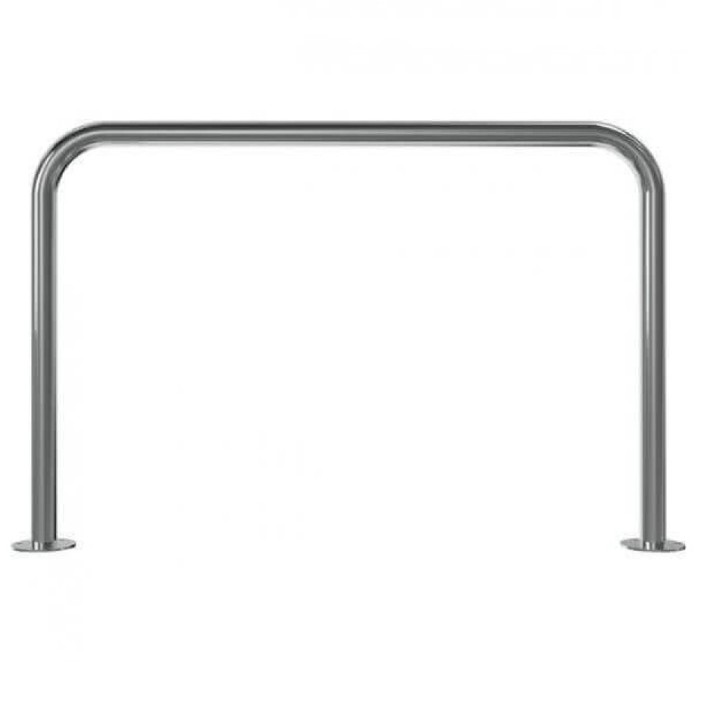 Edelstahlbügel Ø 48 mm für Dübelbefestigung Breite 1200 mm