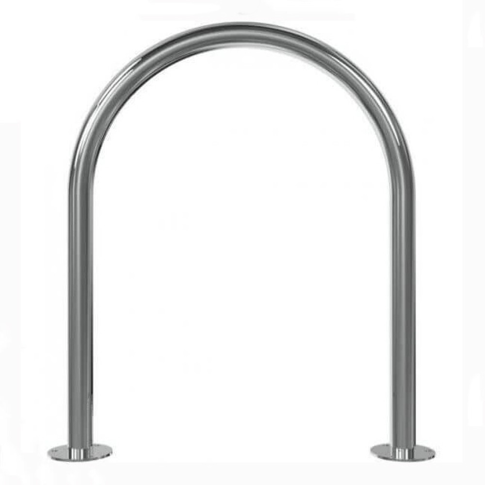 Rundbügel Edelstahlrohr Ø 48 mm, für Dübelbefestigung, Breite 650 mm