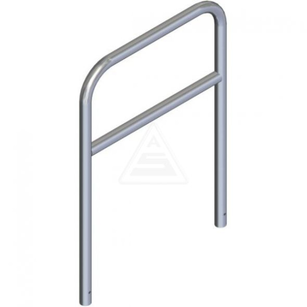 Rohrbügel aus Stahlrohr Ø 60 mm mit Querholm zum Einbetonieren-1400 mm x 1000 mm-feuerverzinkt
