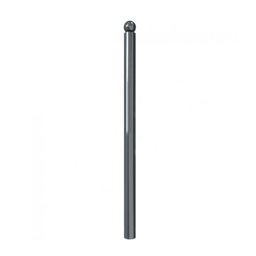 Absperr-Stilpfosten Ø 76 mm Serie 475 ortsfest zum einbetonieren Anthrazit RAL 7016