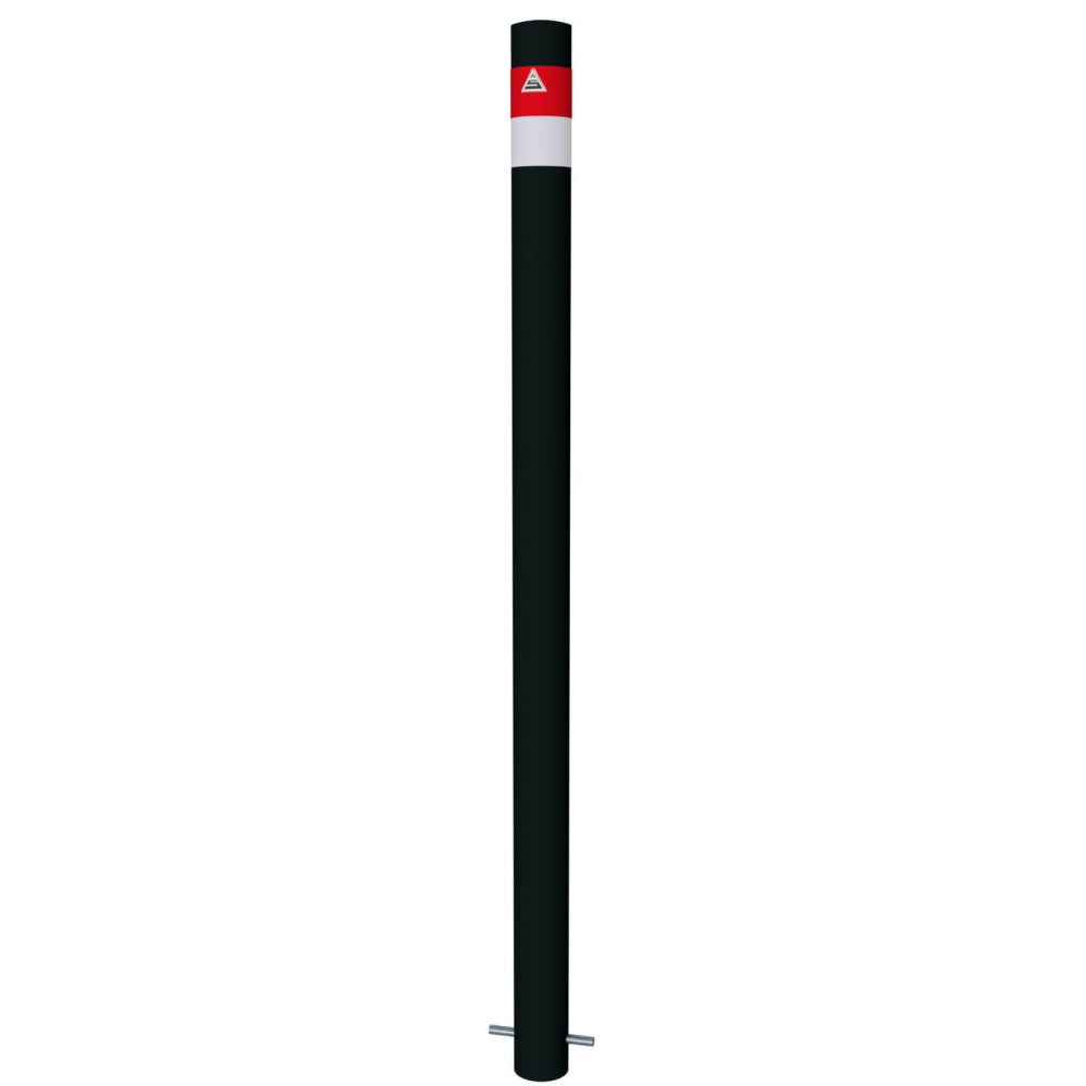 Absperrpfosten Black - Line Ø 76 mm, ortsfest, zum einbetonieren