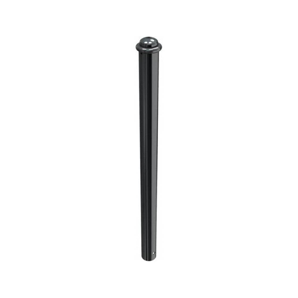 Absperr-Stilpfosten Ø 82 mm Serie 481 ortsfest zum einbetonieren Anthrazit RAL 7016