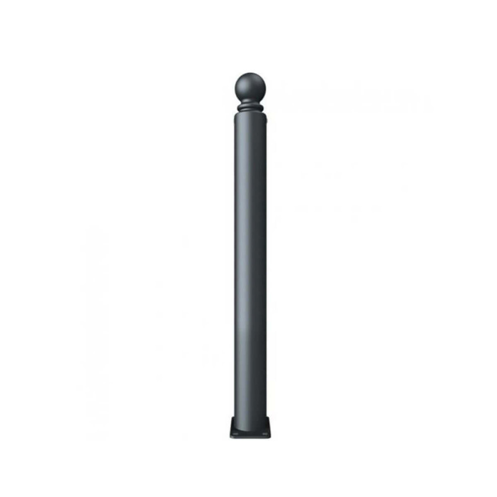 Absperr-Stilpfosten Ø 82 mm Serie 485 ortsfest für Dübelbefestigung