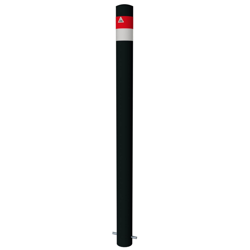 Absperrpfosten Black - Line Ø 89 mm, ortsfest, zum еinbetonieren