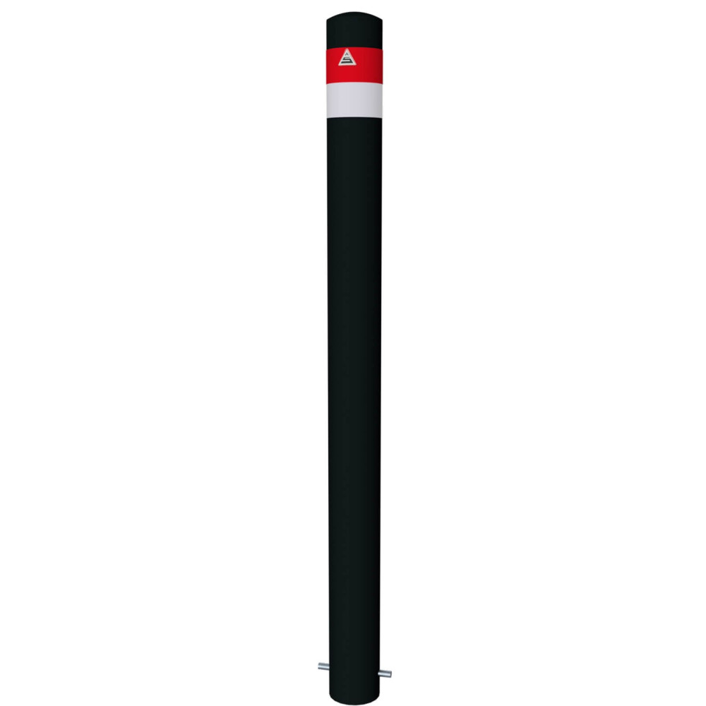 Absperrpfosten Black - Line Ø 102 mm, ortsfest, zum еinbetonieren