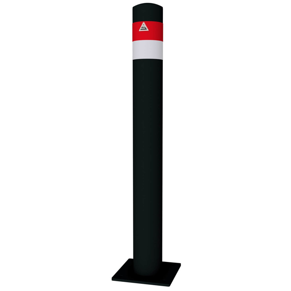 Absperrpfosten Black - Line Ø 102 mm, ortsfest, für Dübelbefestigung