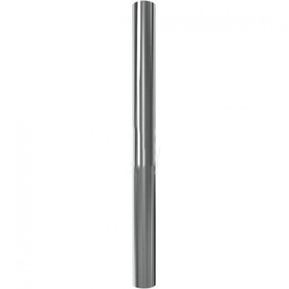 Edelstahlpfosten Ø 102 mm, ortsfest, zum einbetonieren