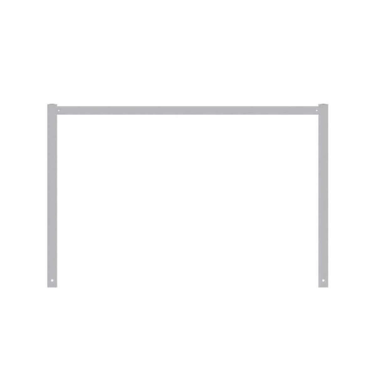 Wegesperre 70 x 70 mm ortsfest feststehend mit Oberholm feuerverzinkt Breite 2000 mm