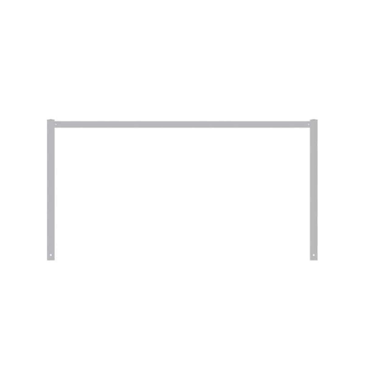 Wegesperre 70 x 70 mm ortsfest feststehend mit Oberholm feuerverzinkt Breite 2500 mm