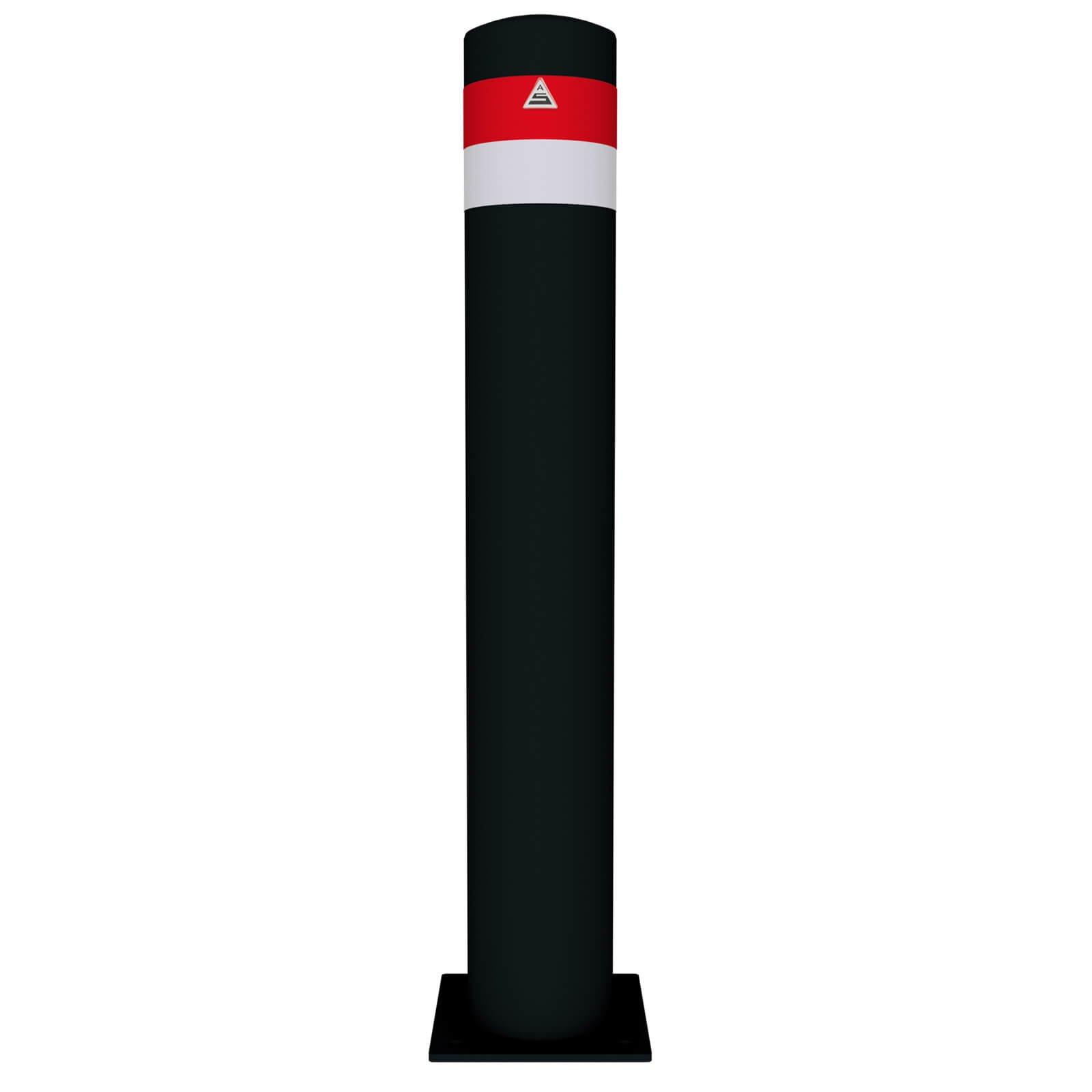 Absperrpfosten Black - Line Ø 152 mm, ortsfest, für Dübelbefestigung