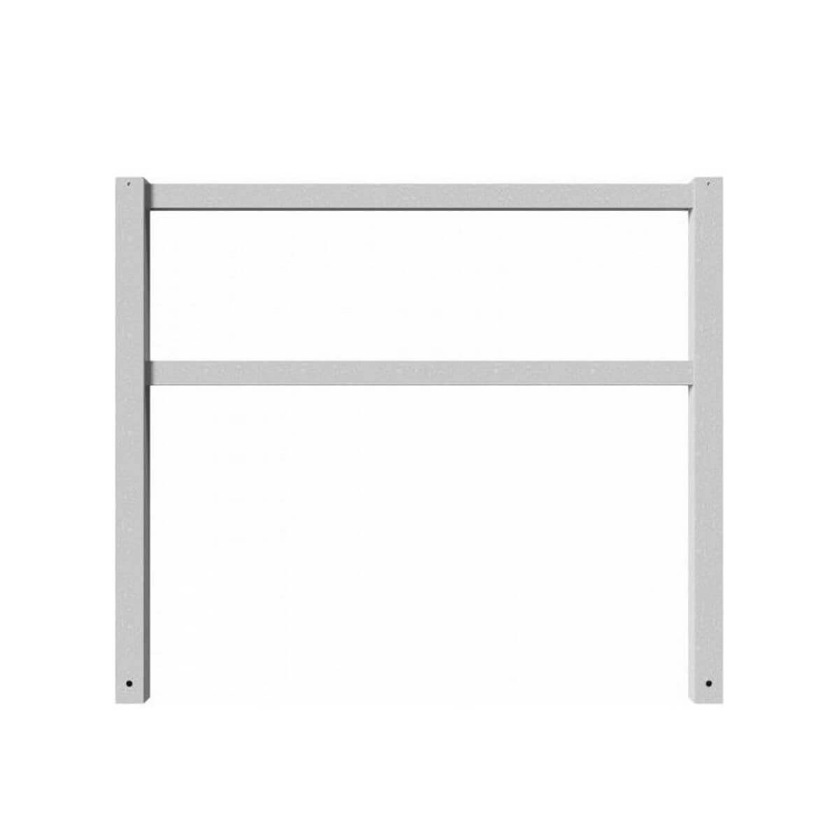 Wegesperre 70 x 70 mm ortsfest feststehend mit Ober- und Querholm feuerverzinkt Breite 1500 mm