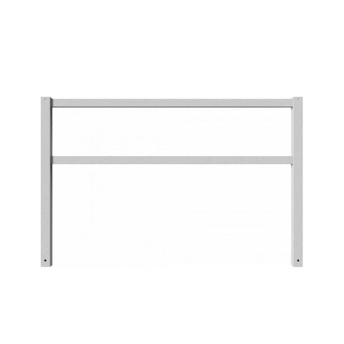 Wegesperre 70 x 70 mm ortsfest feststehend mit Ober- und Querholm Breite 2000 mm feuerverzinkt