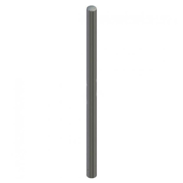 Edelstahlpfosten Ø 60 mm, ortsfest, zum einbetonieren