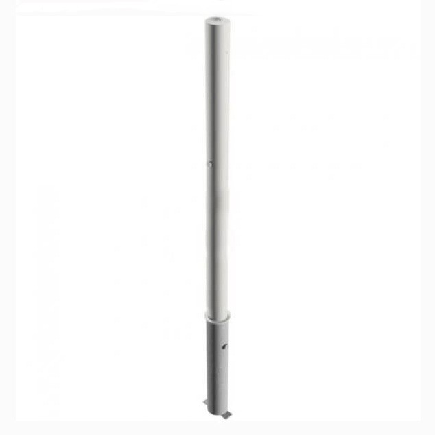 Edelstahlpfosten Ø 60 mm, herausnehmbar, mit Profilzylinderschloss