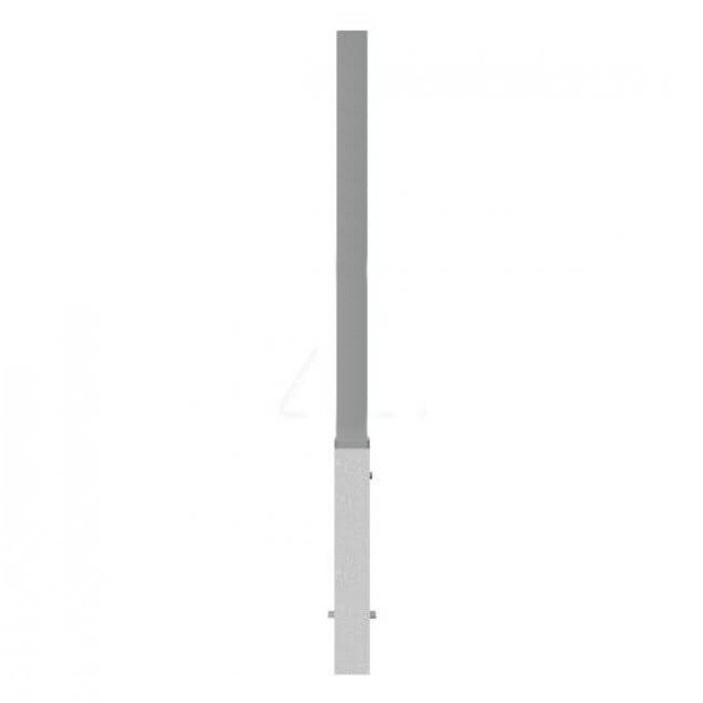 Edelstahlpfosten 70 x 70 mm herausnehmbar mit Profilzylinderschloss