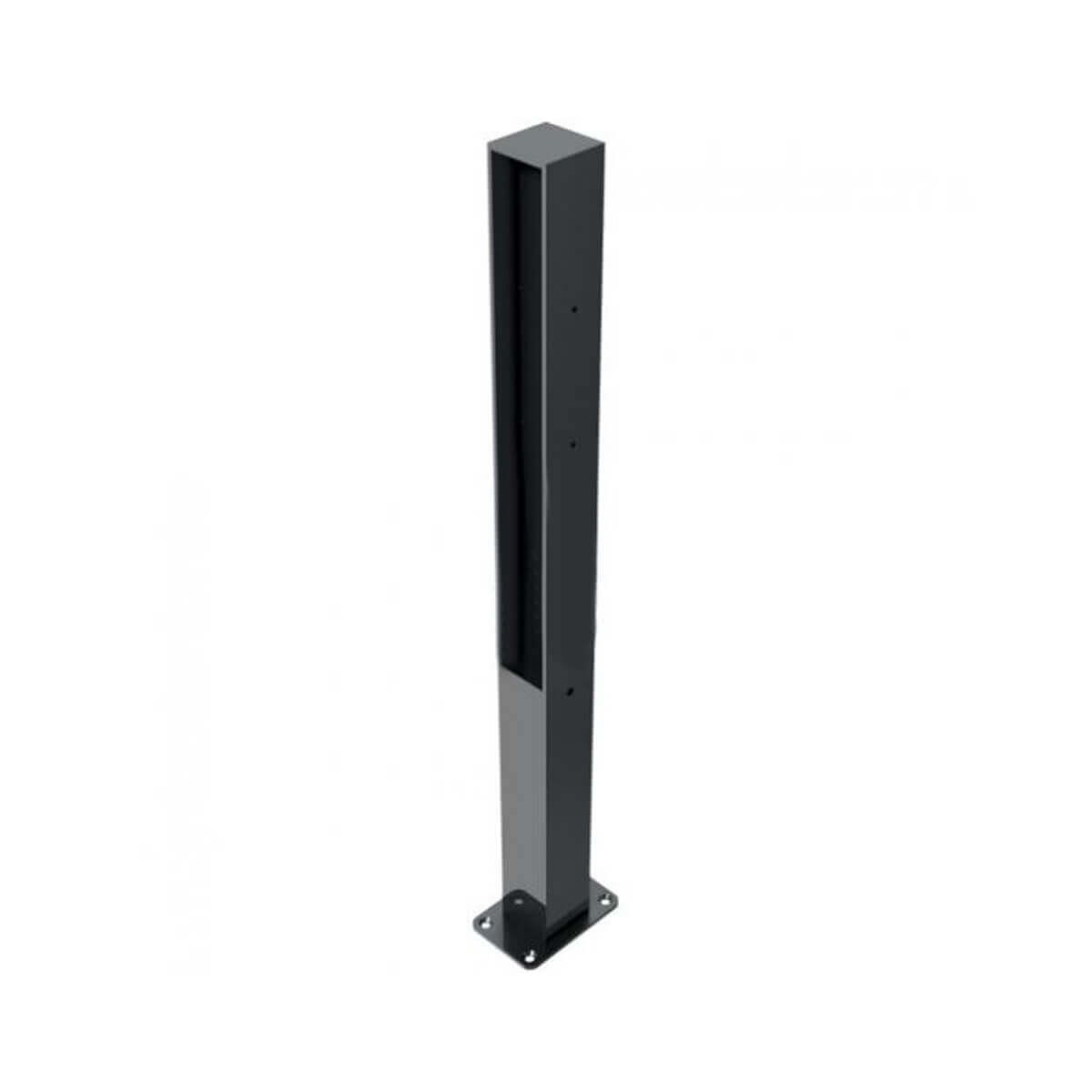 Stilpoller 70 x 70 mm Serie 4073 Flachstahl ortsfest für Dübelbefestigung