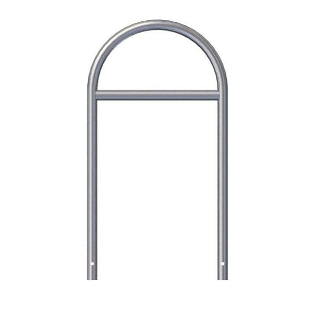 Rundbügel aus Stahlrohr Ø 48 x 2,5 mm Breite 650 mm mit Querholm zum einbetonieren feuerverzinkt