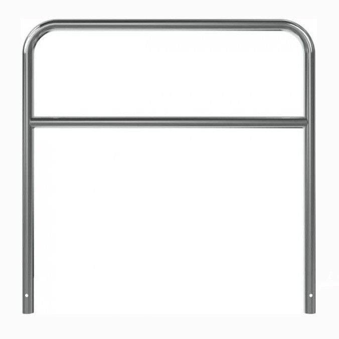 Edelstahlbügel Ø 48 mm, mit Querholm,  zum einbetonieren