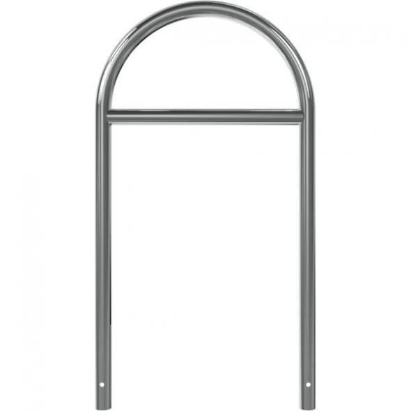 Rundbügel Edelstahlrohr Ø 48 mm, mit Querholm, zum einbetonieren