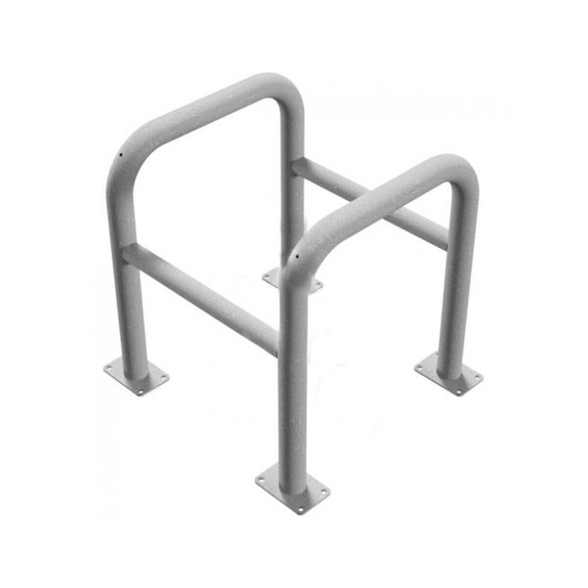 Baum und Säulenschutz für Dübelbefestigung Ø 60 Rundbügeln Breite 600 mm Tiefe 600mm feuerverzinkt