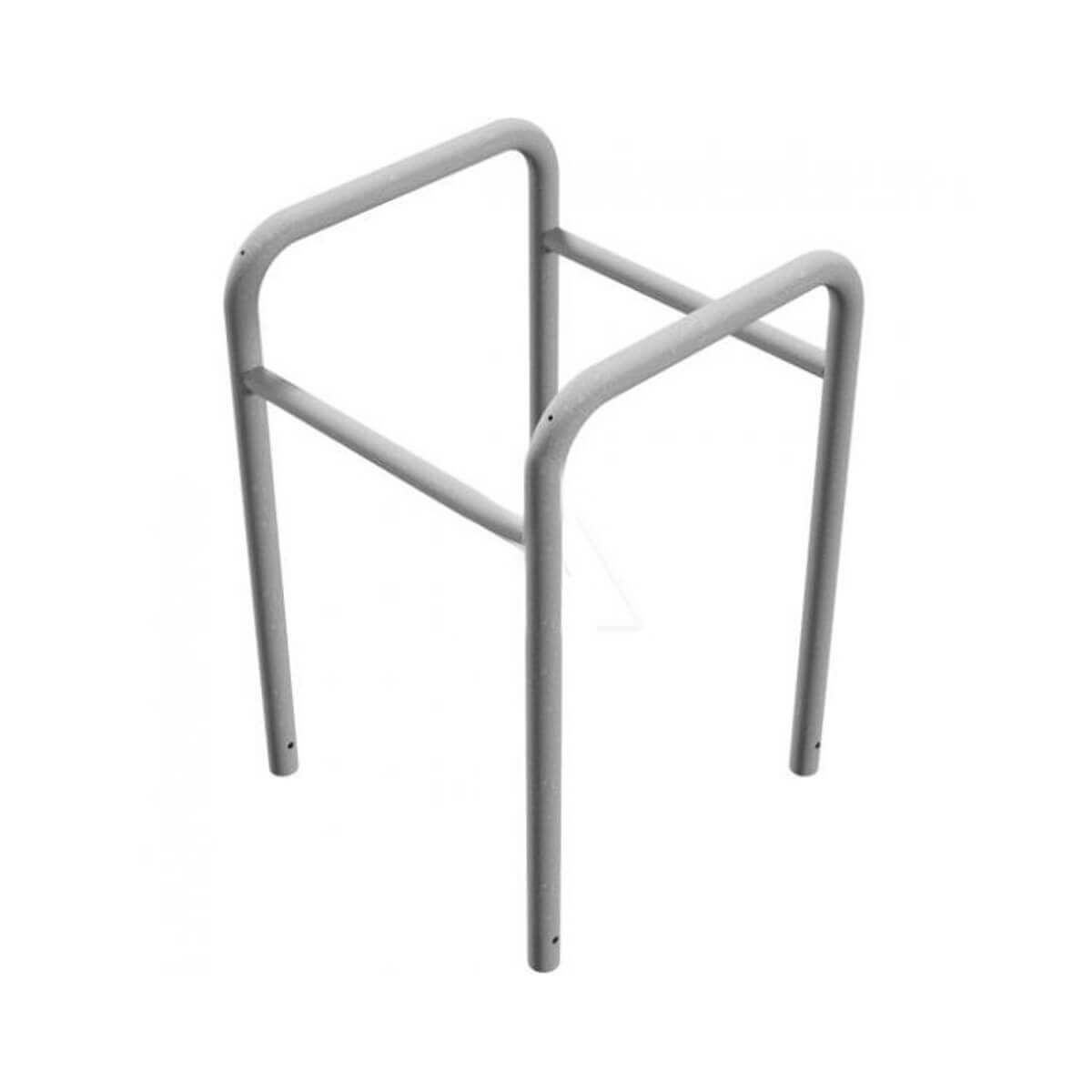 Baum und Säulenschutz zum einbetonieren Ø 60 Rundbügeln Breite 800 mm Tiefe 800mm feuerverzinkt