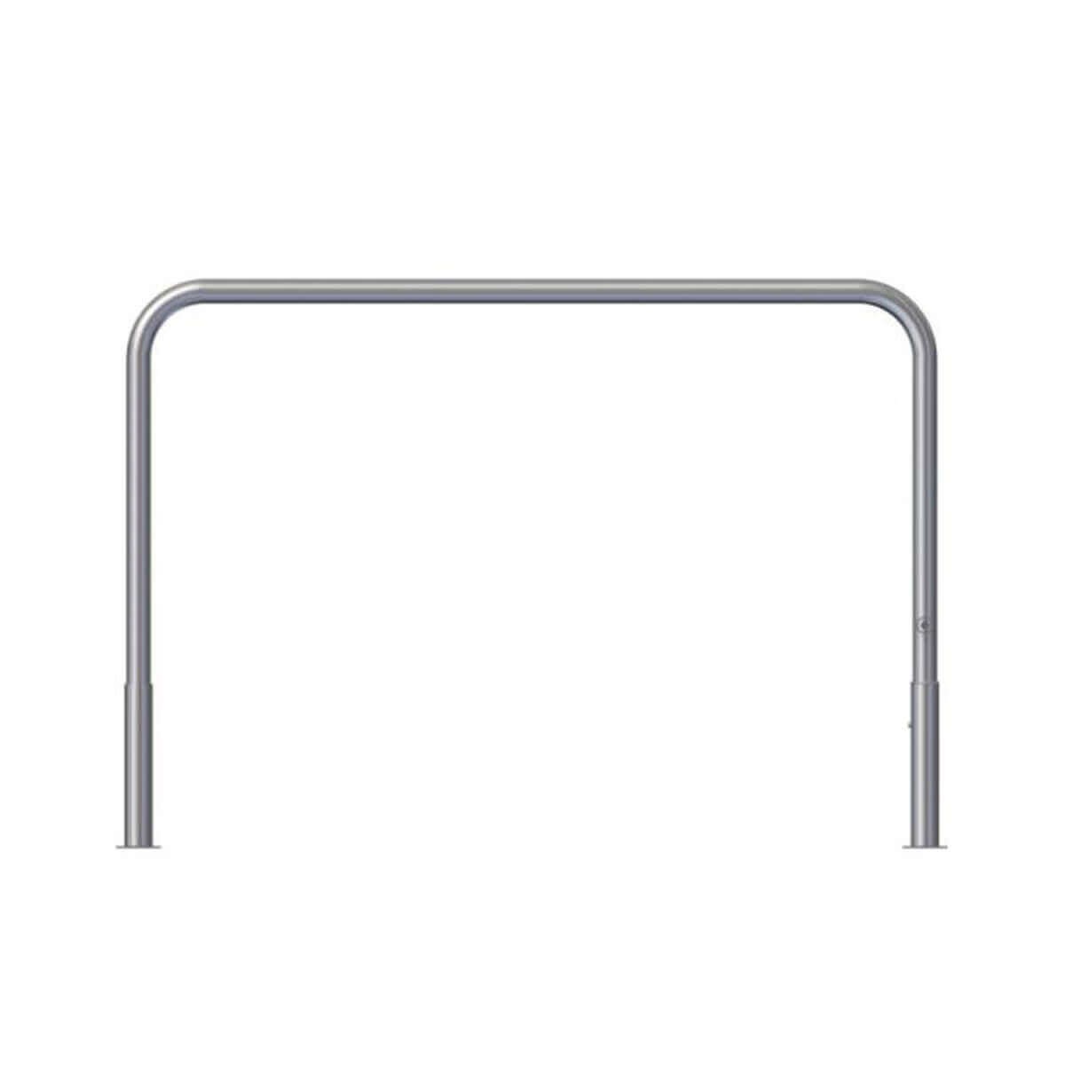 Wegesperre Ø 60 herausnehmbar drehbar mit Dreikantverschluss feuerverzinkt Breite 2000 mm