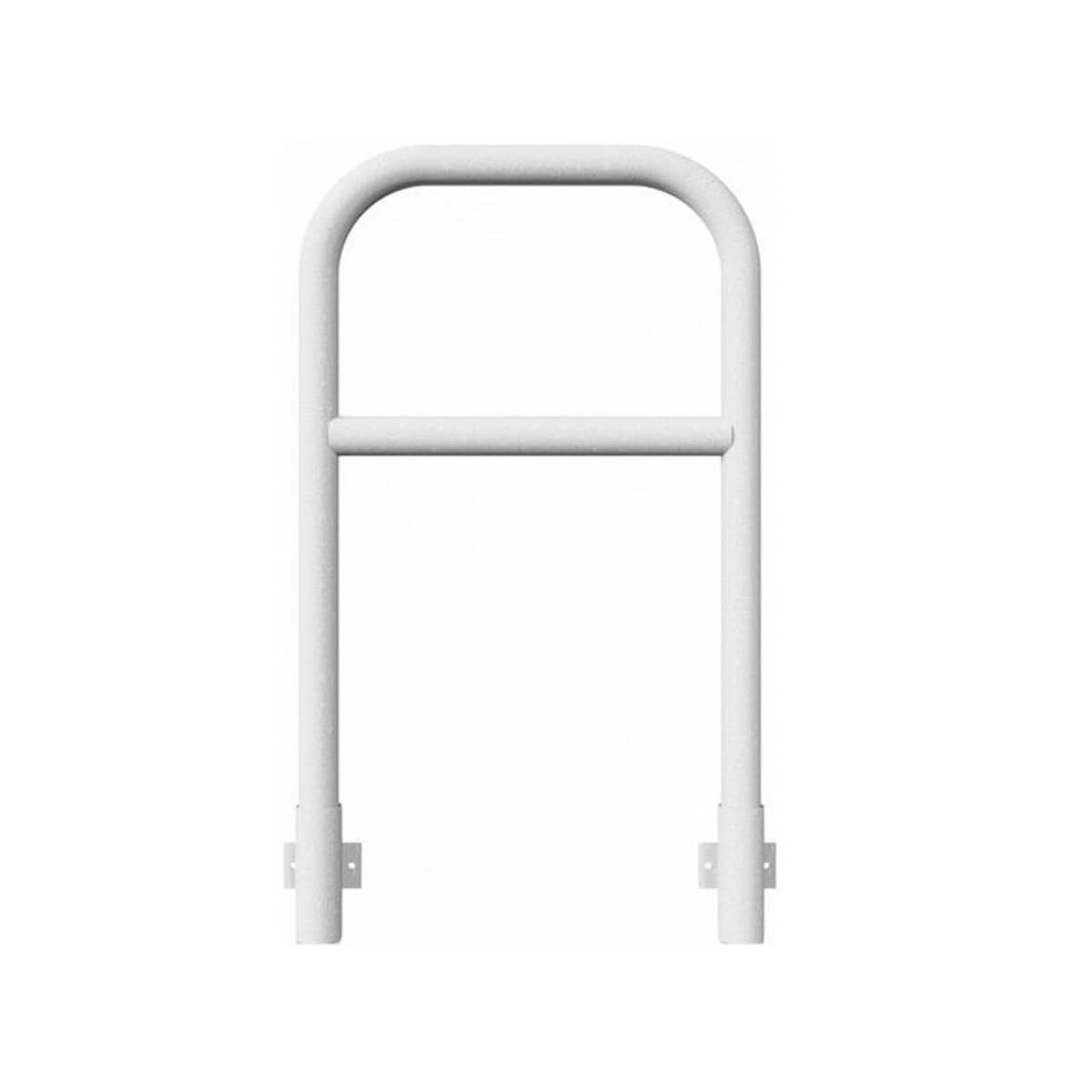 Schutzbügel mit Querholm Ø 60 x 2,5 mm für Wandmontage für Dübelbefestigung feuerverzinkt 700 mm