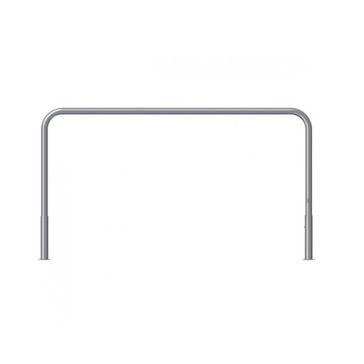 Wegesperre Ø 60 herausnehmbar drehbar mit Dreikantverschluss feuerverzinkt Breite 2500 mm