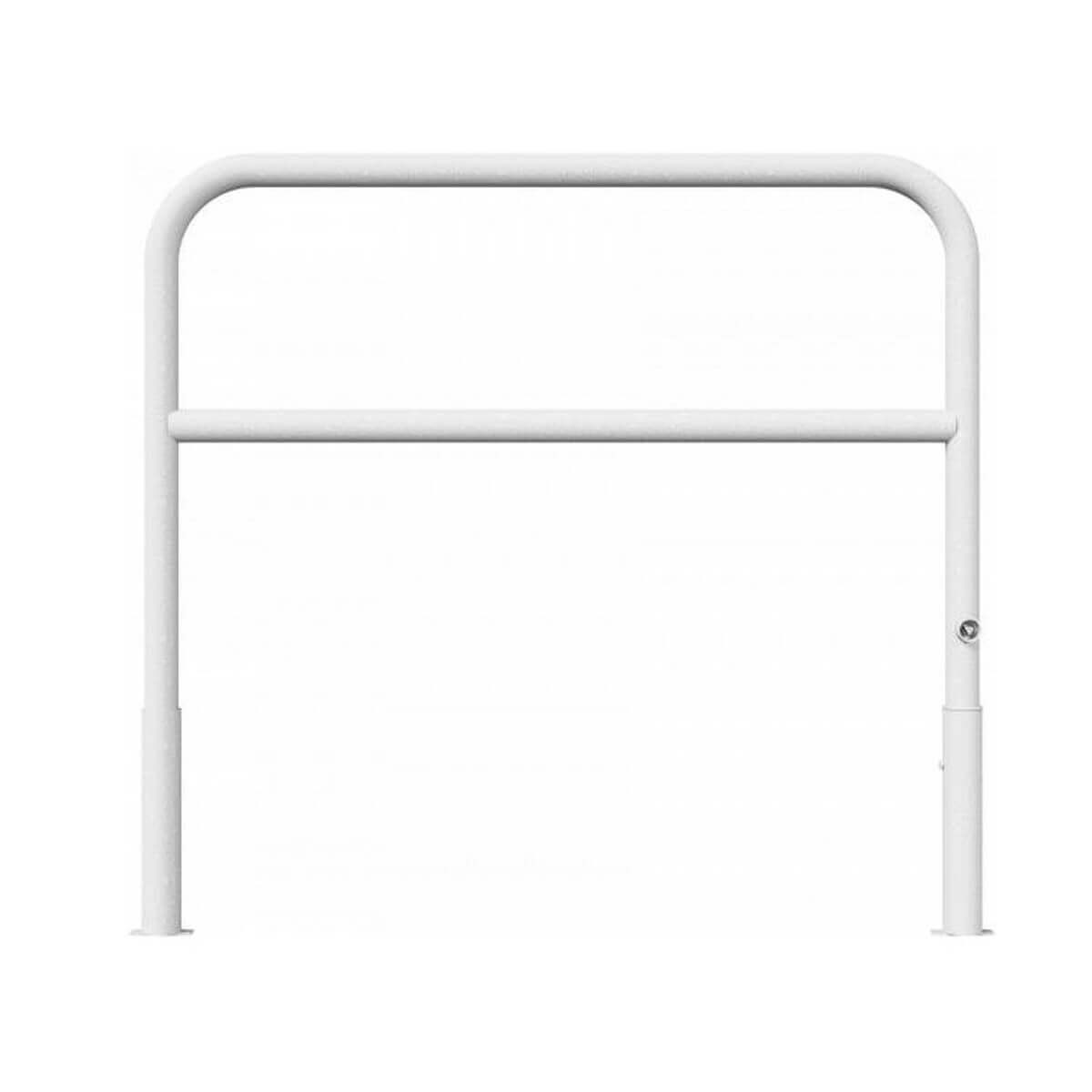 Wegesperre Ø 60 herausnehmbar drehbar mit Dreikantverschluss mit Querholm feuerverzinkt Breite 1500 mm