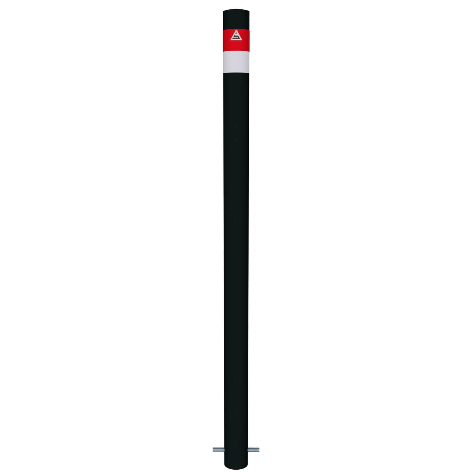 Absperrpfosten Black - Line Ø 76 mm, ortsfest, zum einbetonieren