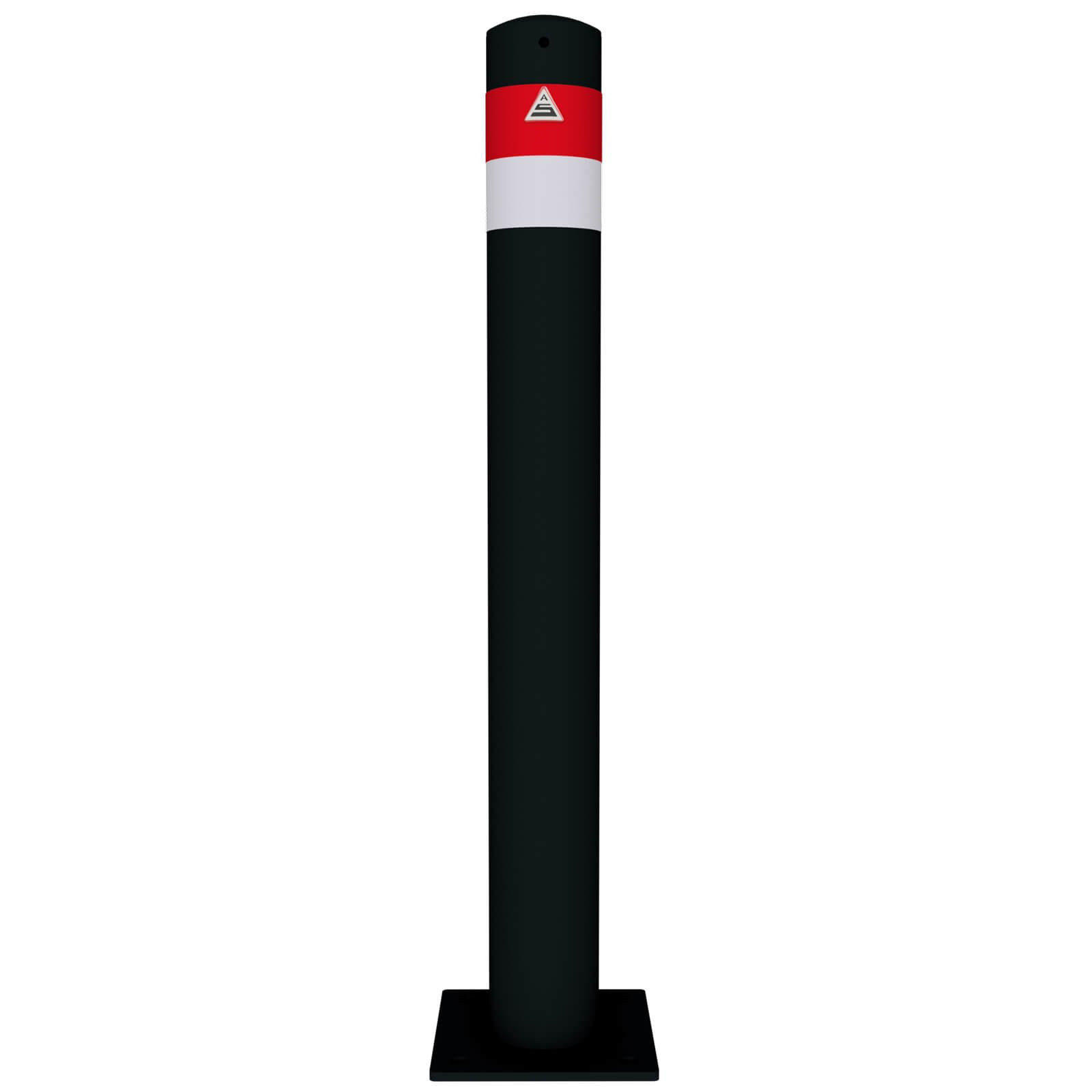 Absperrpfosten Black - Line Ø 102 mm, ortsfest, für Dübelbefestigung