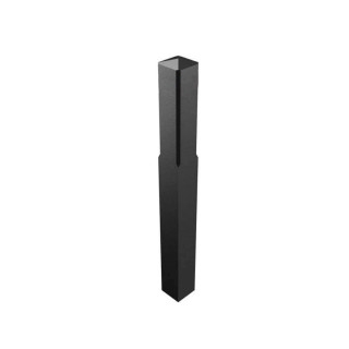 Recyclingpfosten Vierkantpfosten 140 x 140 mm Gesamtlänge 1400 mm ohne Fräsung zum einbetonieren