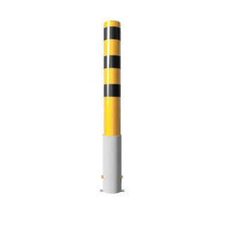 Stahlrohrpoller Ø 152 x 3,2 mm herausnehmbar ohne Verschluss Werkschutz inkl. Bodenhülse