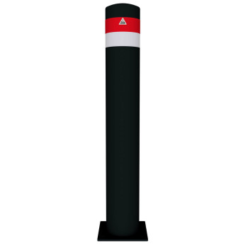 Absperrpfosten Black - Line Ø 152 mm, ortsfest, für Dübelbefestigung