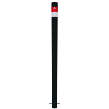 Absperrpfosten Black - Line Ø 76 mm, ortsfest, zum einbetonieren