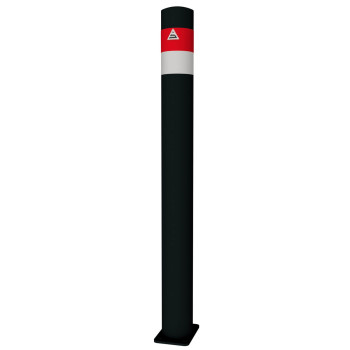Absperrpfosten Black - Line Ø 89 mm, ortsfest, für Dübelbefestigung