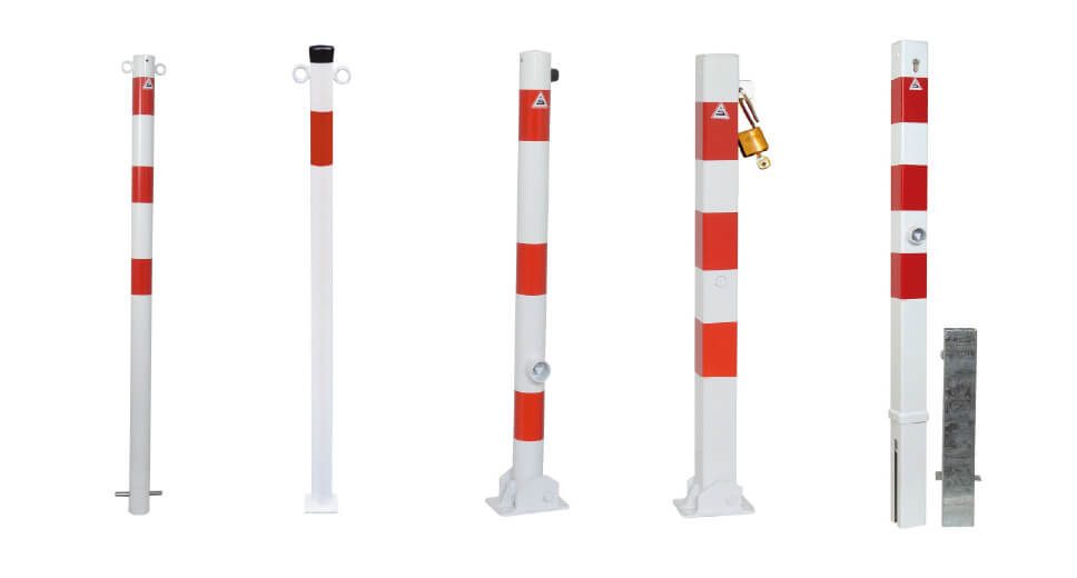 Absperrpfosten, Poller und Parkplatzsperren